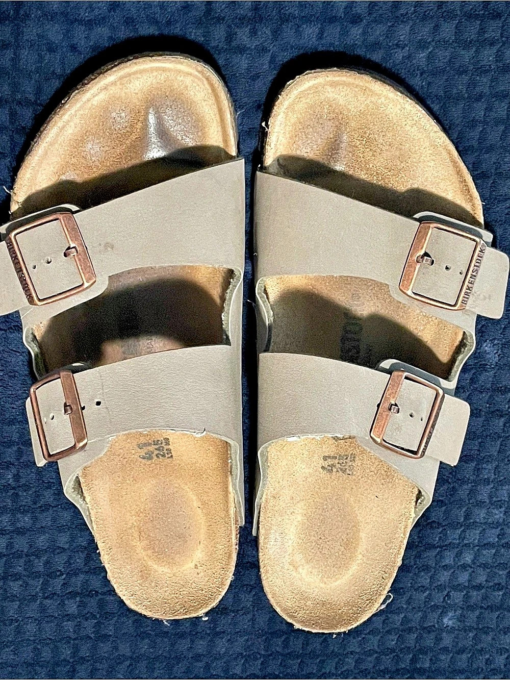 Birkenstock Arizona Birko-Flor Sandals Gray EU 41